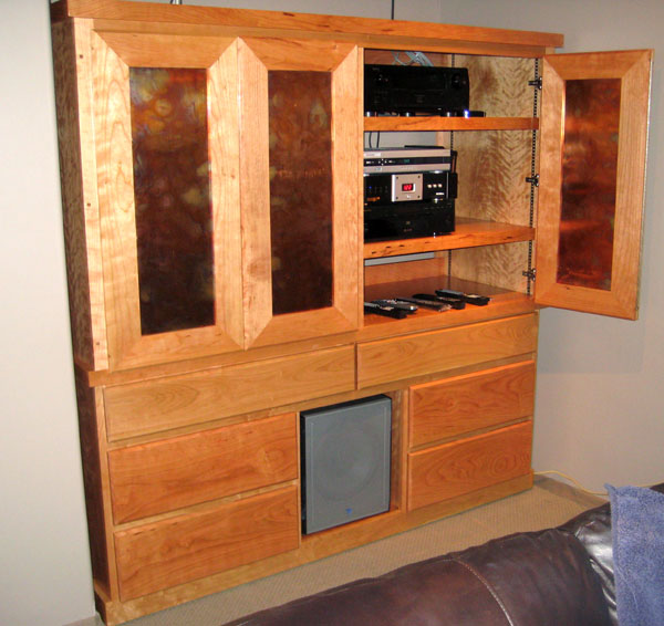 bedroom media center