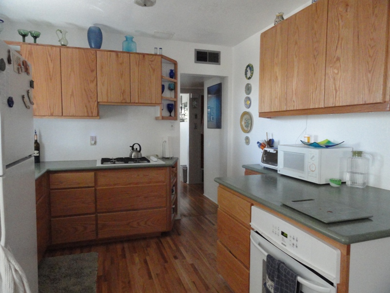 oak cabinets