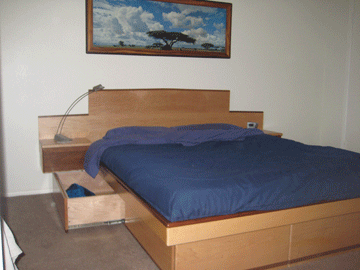 pedestal bed telescopic drawer slides