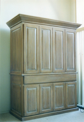 Antique Whitewash Hutch