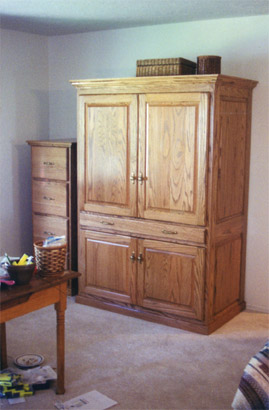 Oak Hutch