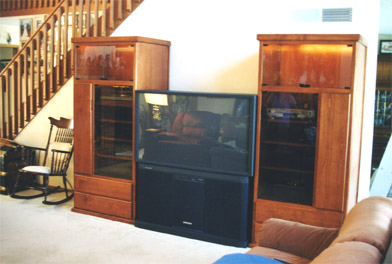 Alder cabinet ends