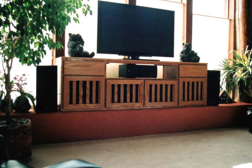 Oak Entertainment Center