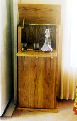 custom made liquor cabinet