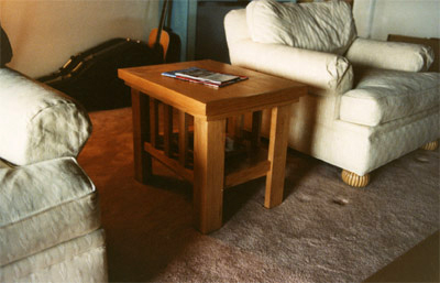 Endtable With Double Reveal