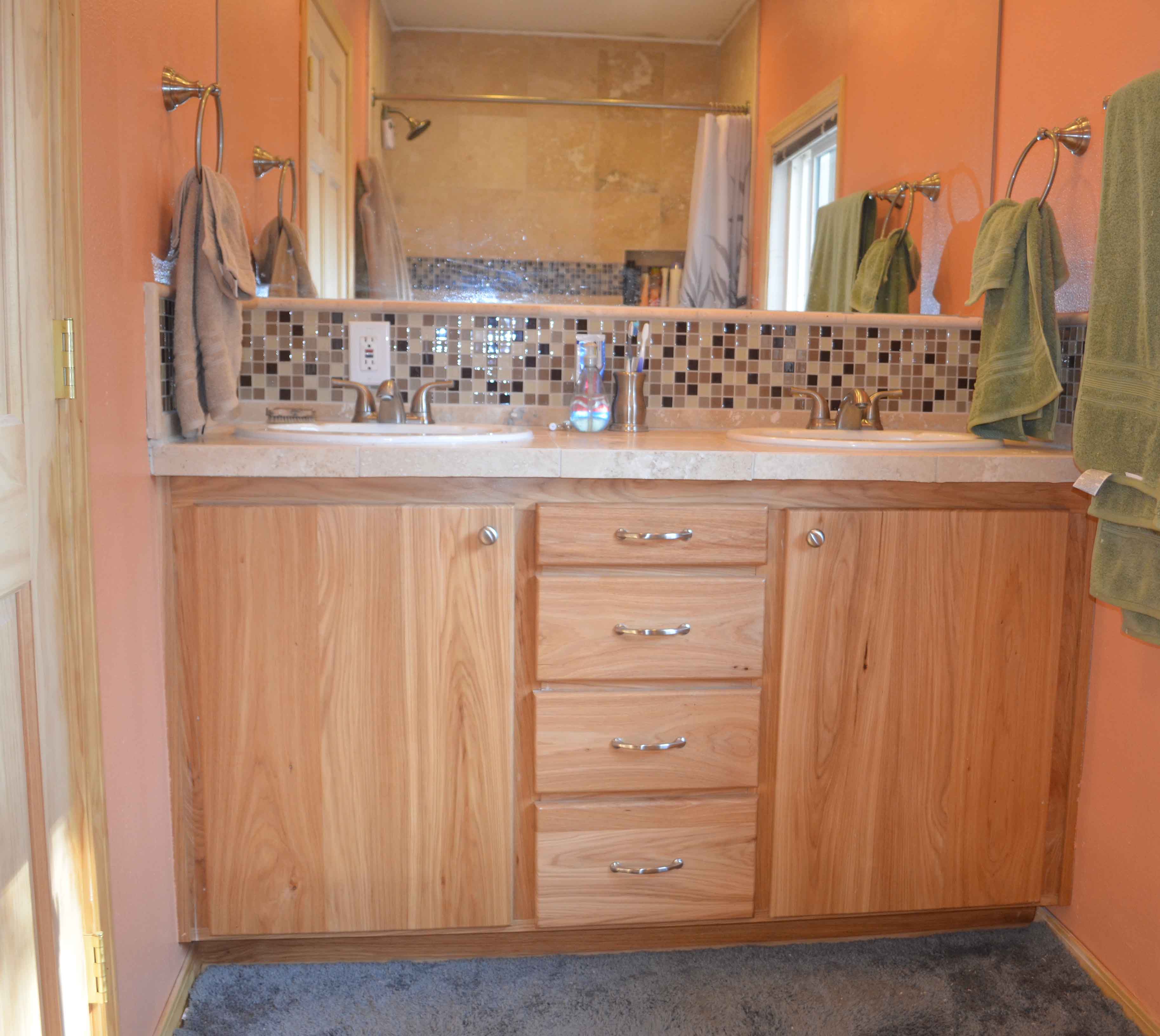 Hickory Bathroom Vanity