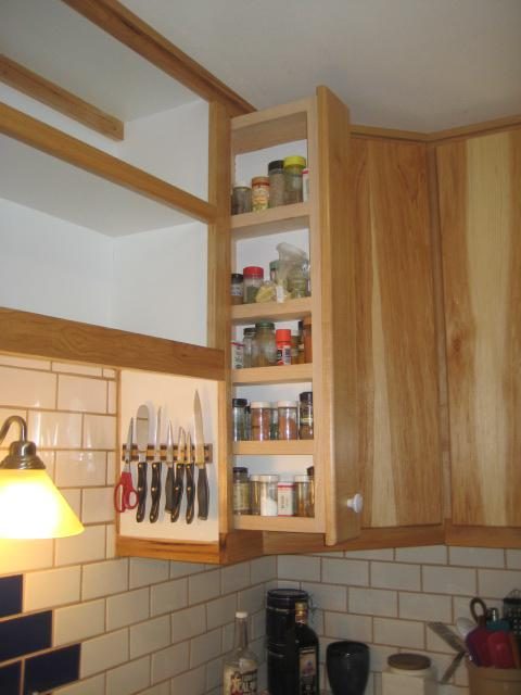 Hickory Spice Rack