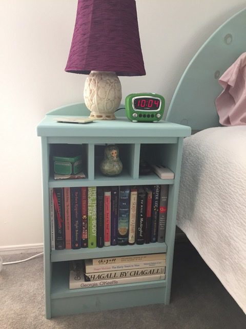 Painted Knotty Pine night stand