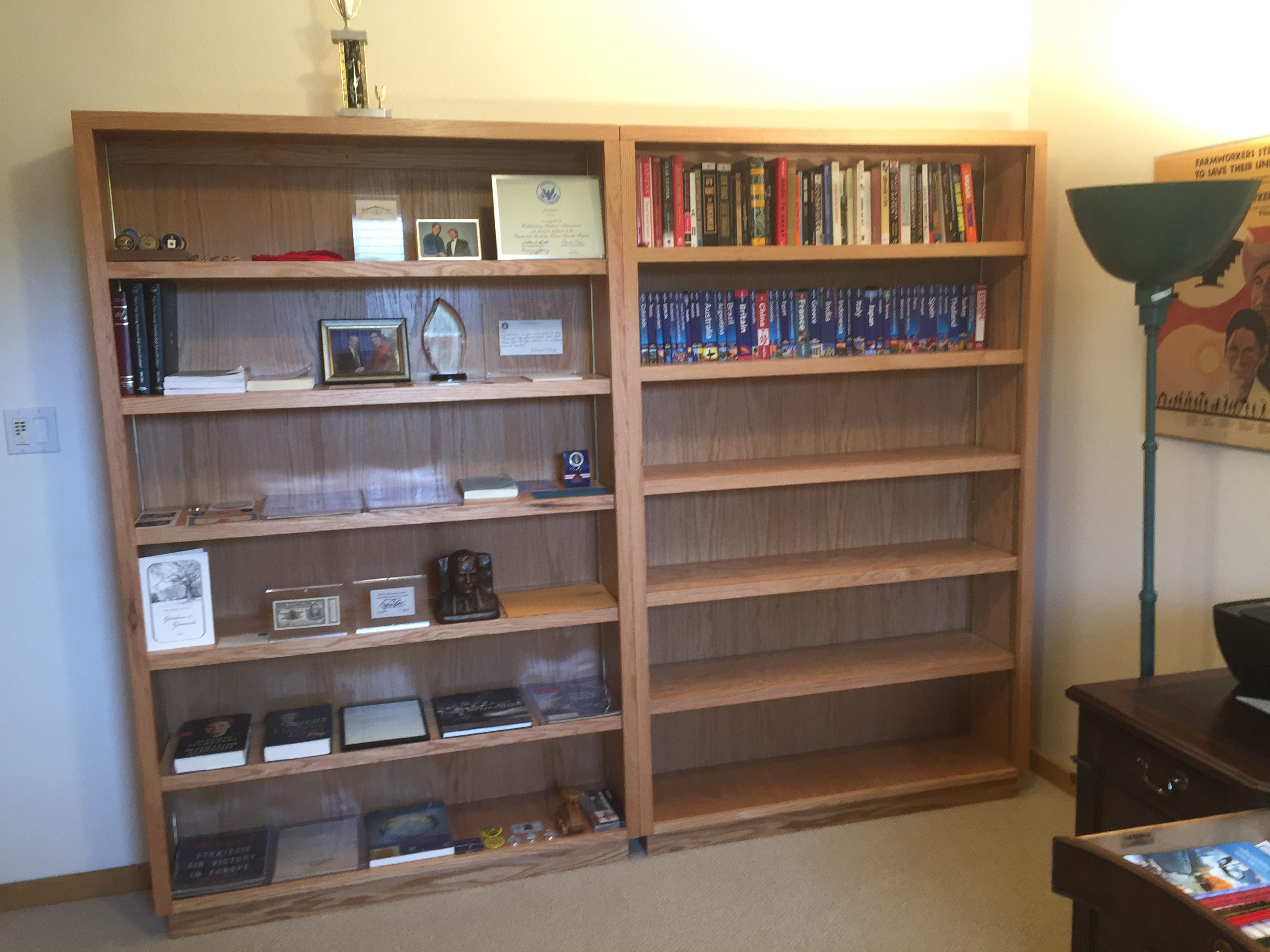 Red Oak Bookshelf